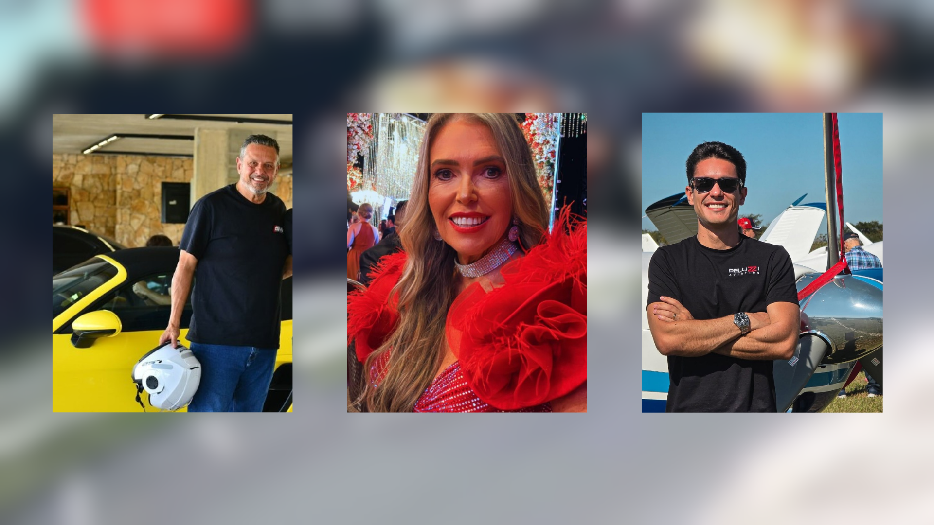 Vítimas são o casal de empresários Débora Belanda Ortolani e Luiz Ortolani, além dos pilotos Nélio Maria Batista Pessanha e Renan Saes