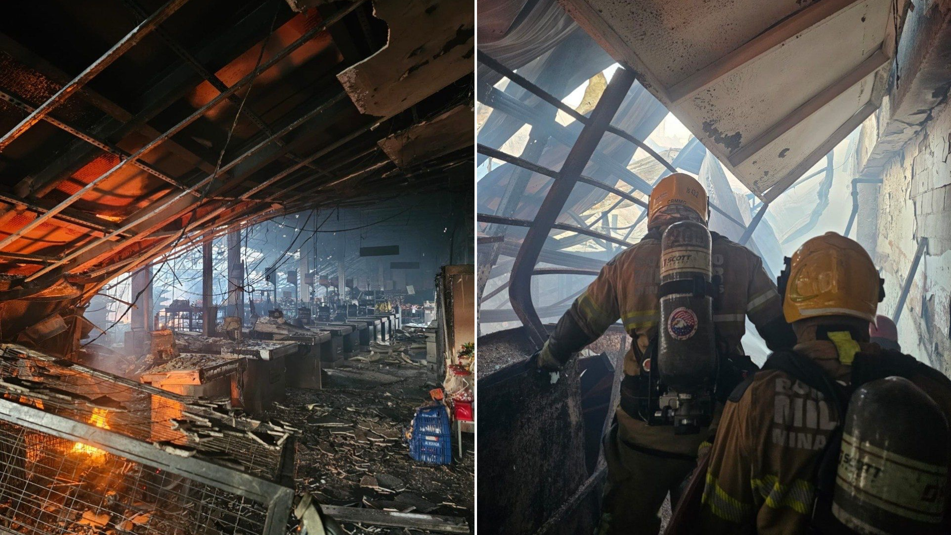 INCÊNDIO SUPERMERCADO MG