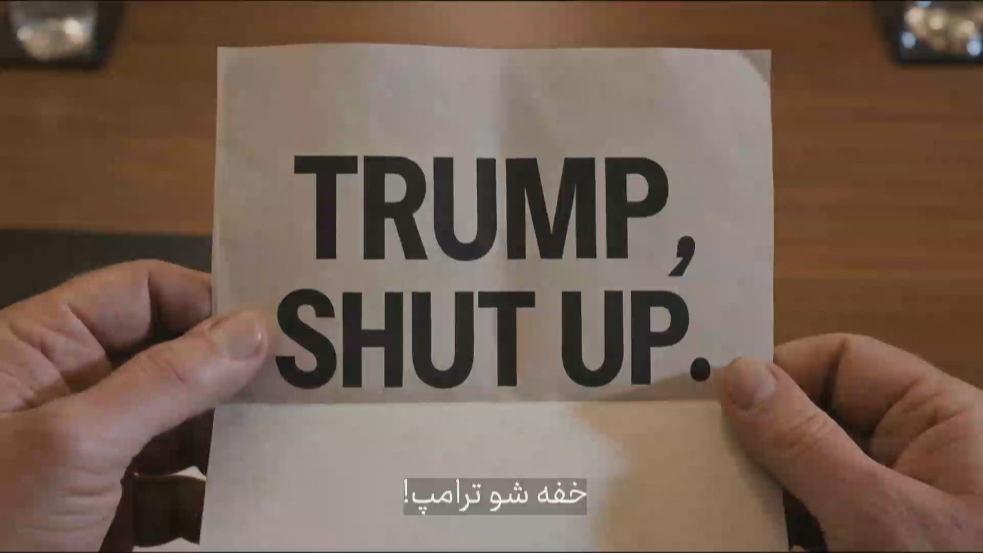 Mídia estatal do Irã publica vídeo gerado por IA mostrando Donald Trump recebendo uma carta do Irã