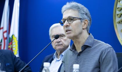 Romeu Zema (Novo), ex-governador de Minas Gerais, participa de palestra em SP