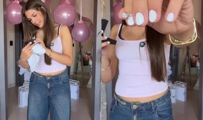Maria Shophia, neta de Leonardo, compartilhou vídeos abrindo os presentes de aniversário