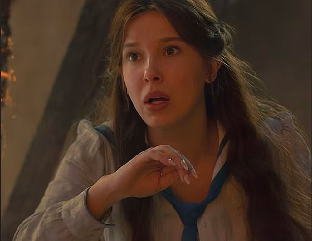 Millie Bobby Brown em "Enola Homes 3"