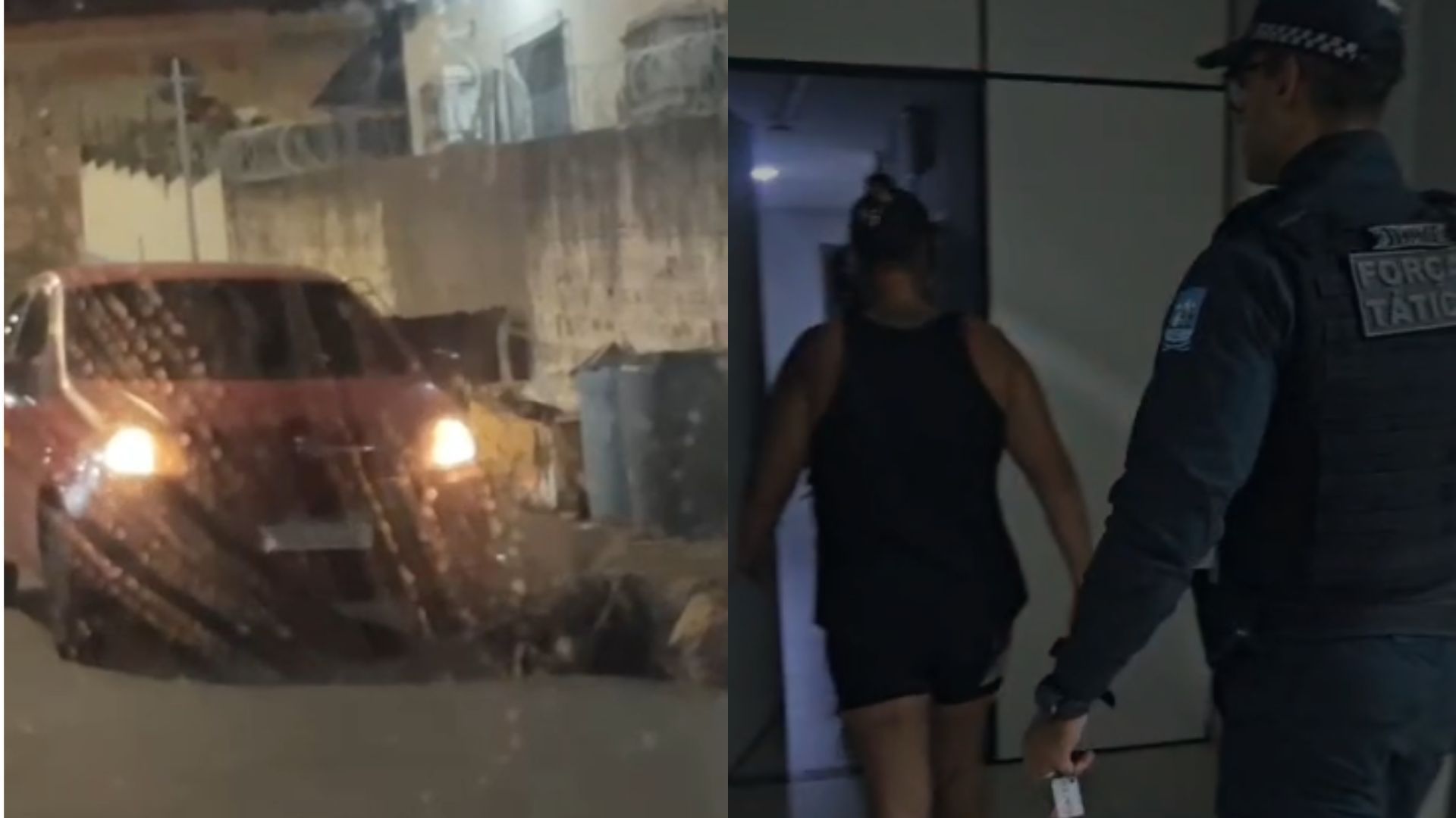 Motorista é presa em Teresina após atropelar homem em situação de rua