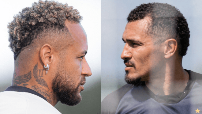 Neymar, do Santos, e Maicon, do Coritiba,