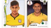 Neymar em figurinhas da Copa do Mundo: confira histórico por edição