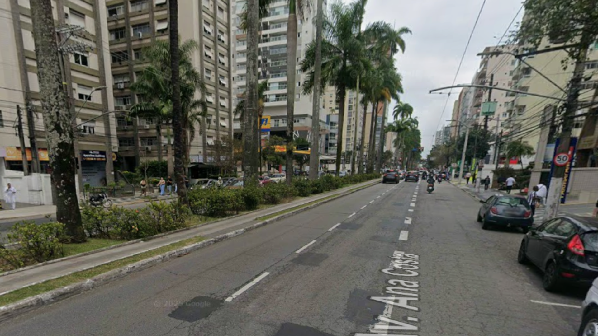 Caso ocorreu por volta da 1h, na avenida Ana Costa, nas proximidades do Hospital Infantil Gonzaga