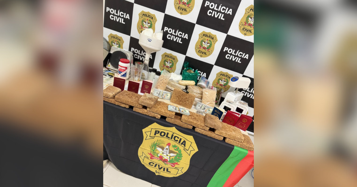Polícia acha laboratório de drogas e prende traficante russo em SC