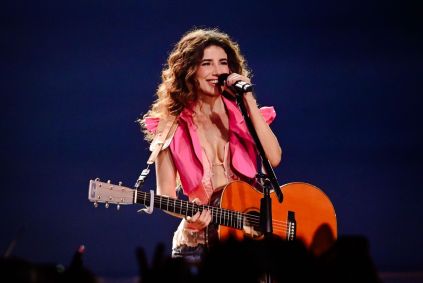 Paula Fernandes na gravação do DVD "30 e Poucos Anos"