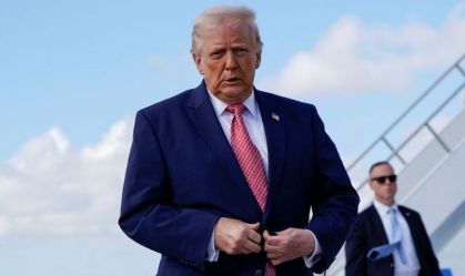 Presodente dos EUA, Donald Trump, em Miami