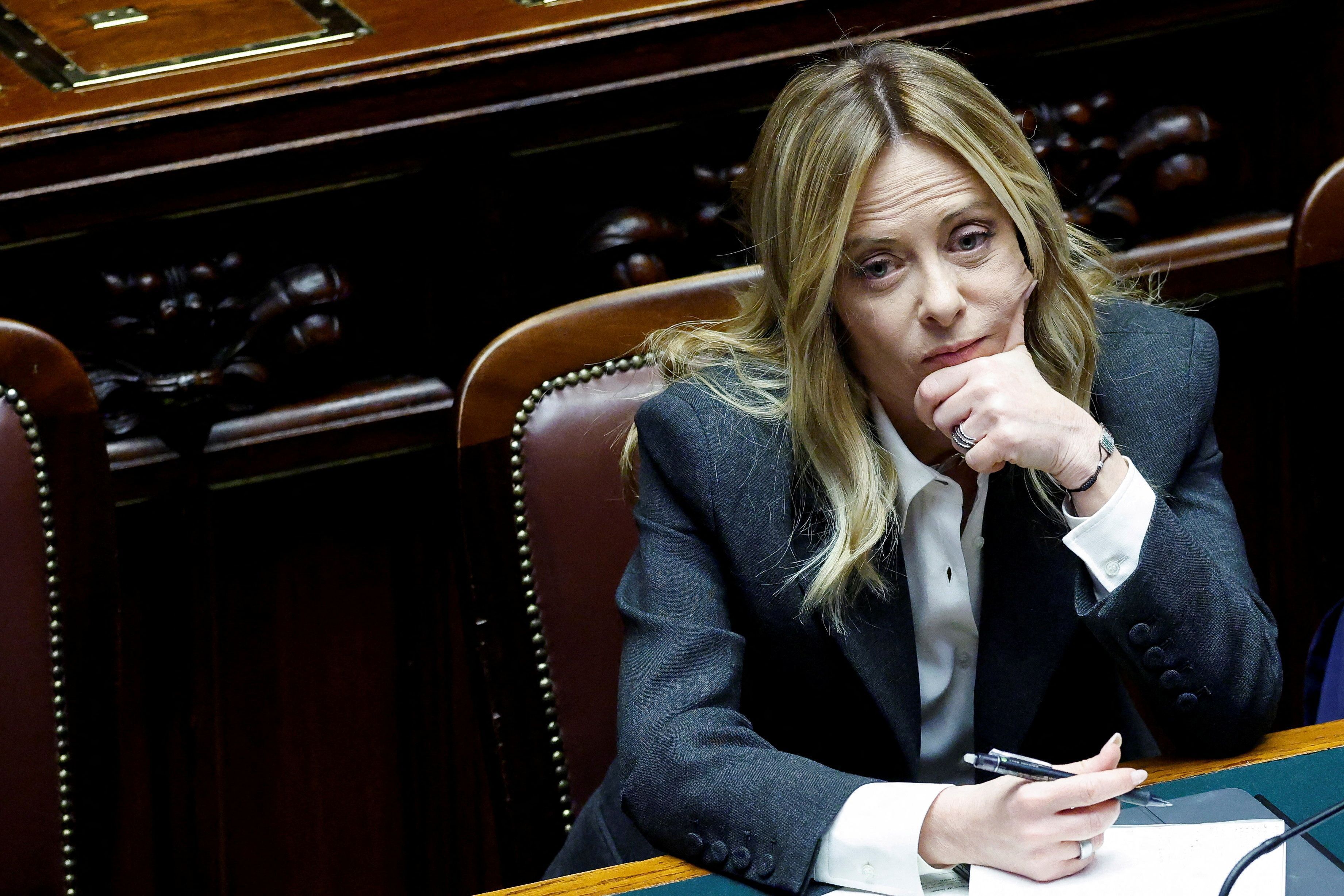Primeira-ministra da Itália Giorgia Meloni em Roma