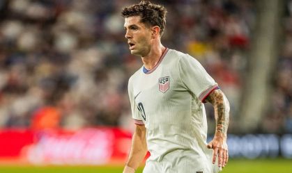 Pulisic em jogo da seleção dos EUA