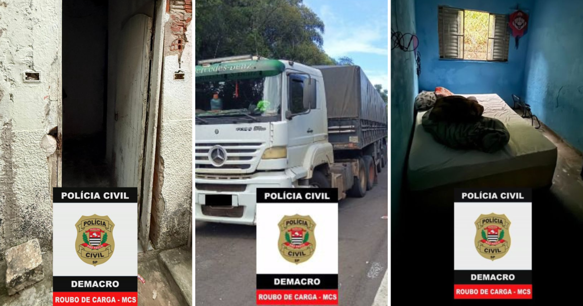 Caminhoneiro é sequestrado em roubo de carga e resgatado pela polícia em SP