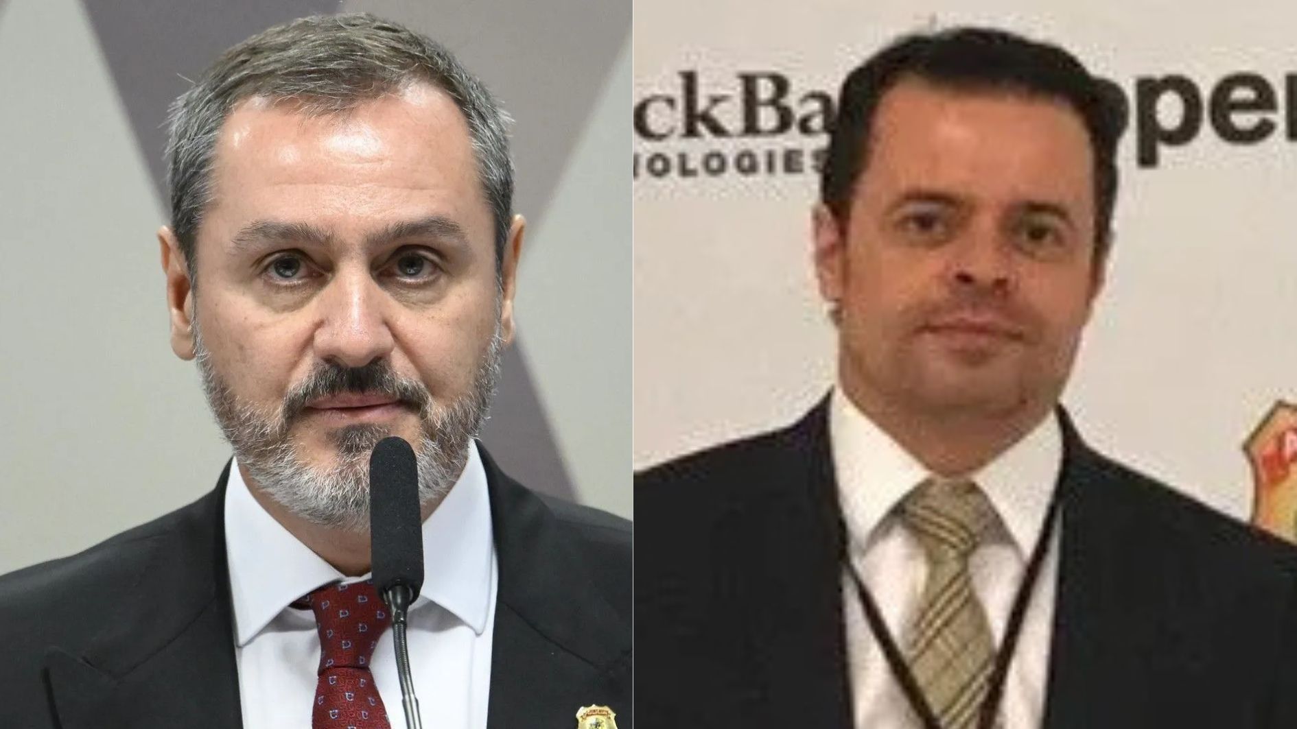O diretor-geral da Polícia Federal, Andrei Rodrigues, e o delegado da PF Marcelo Ivo de Carvalho