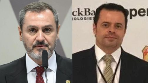 O diretor-geral da Polícia Federal, Andrei Rodrigues, e o delegado da PF Marcelo Ivo de Carvalho