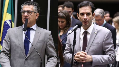 Os deputados federais Alencar Santana (PT-SP) e Leo Prates (Republicanos-BA)
