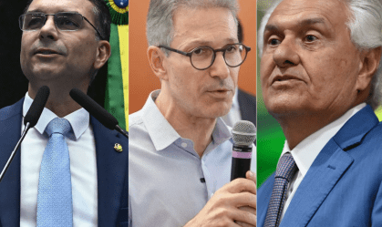 Imagem de destaque do post: Flávio, Zema e Caiado se encontrarão no RS