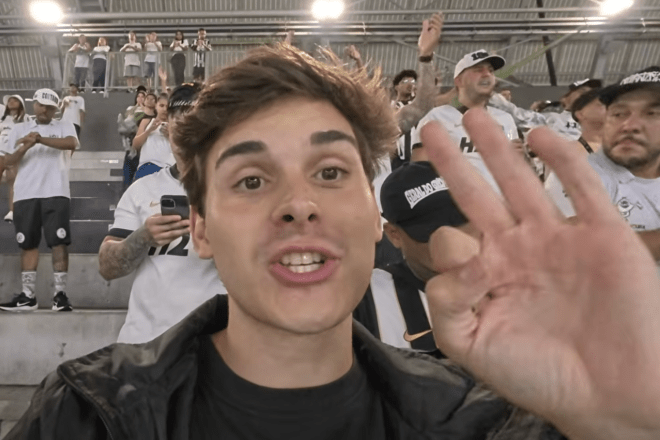 Youtuber espanhol se impressiona com Arena MRV e exalta aura de Hulk