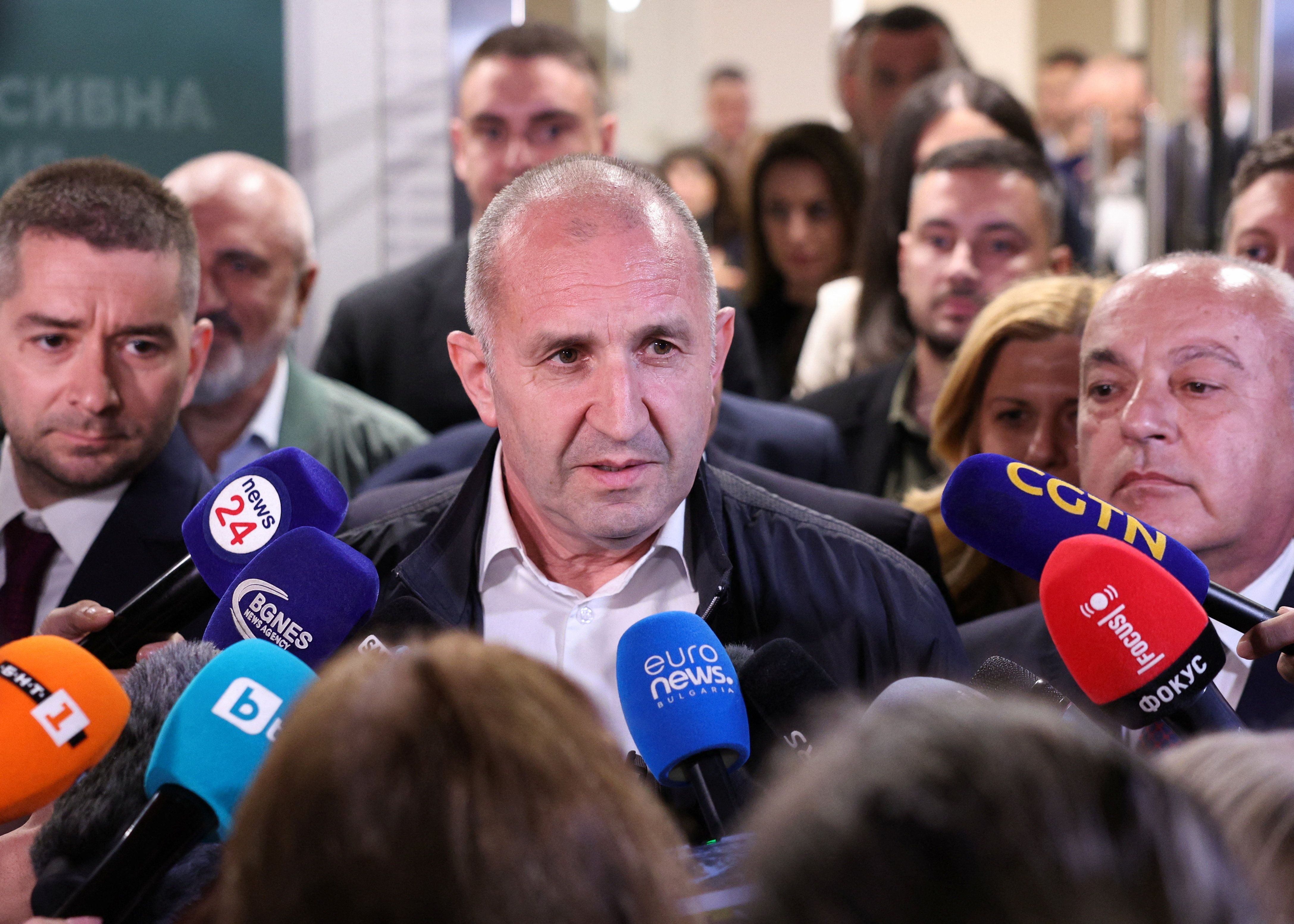 Rumen Radev em Sofia
