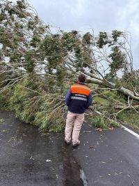 Formação de ciclone intensifica temporais na região Sul do país