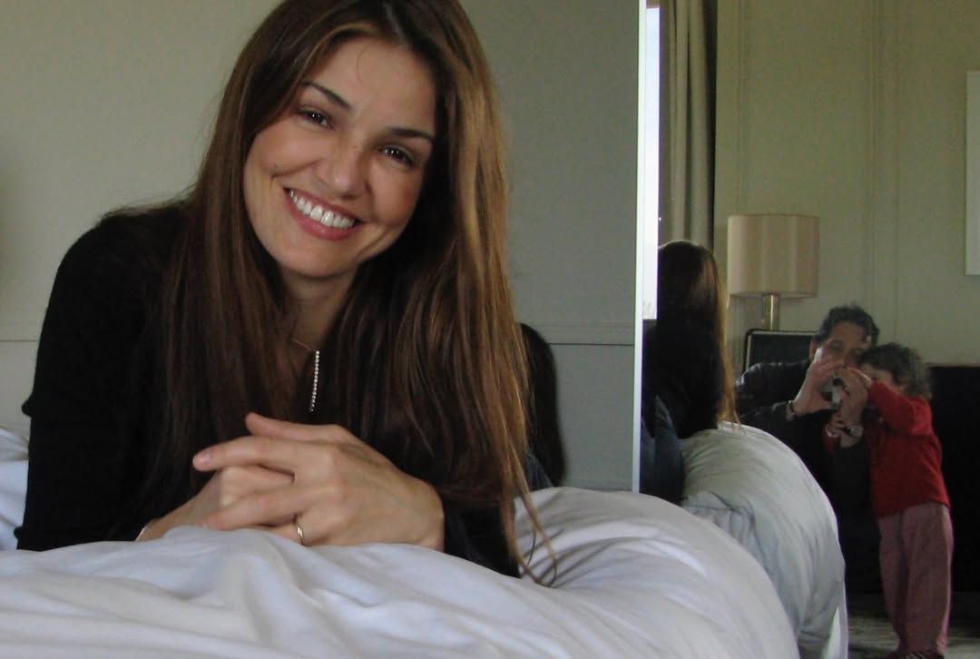 Atriz Nadia Farès em foto compartilhada pela filha