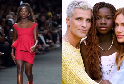 Filha de Gio Ewbank e Bruno Gagliasso estreia na passarela do Rio Fashion