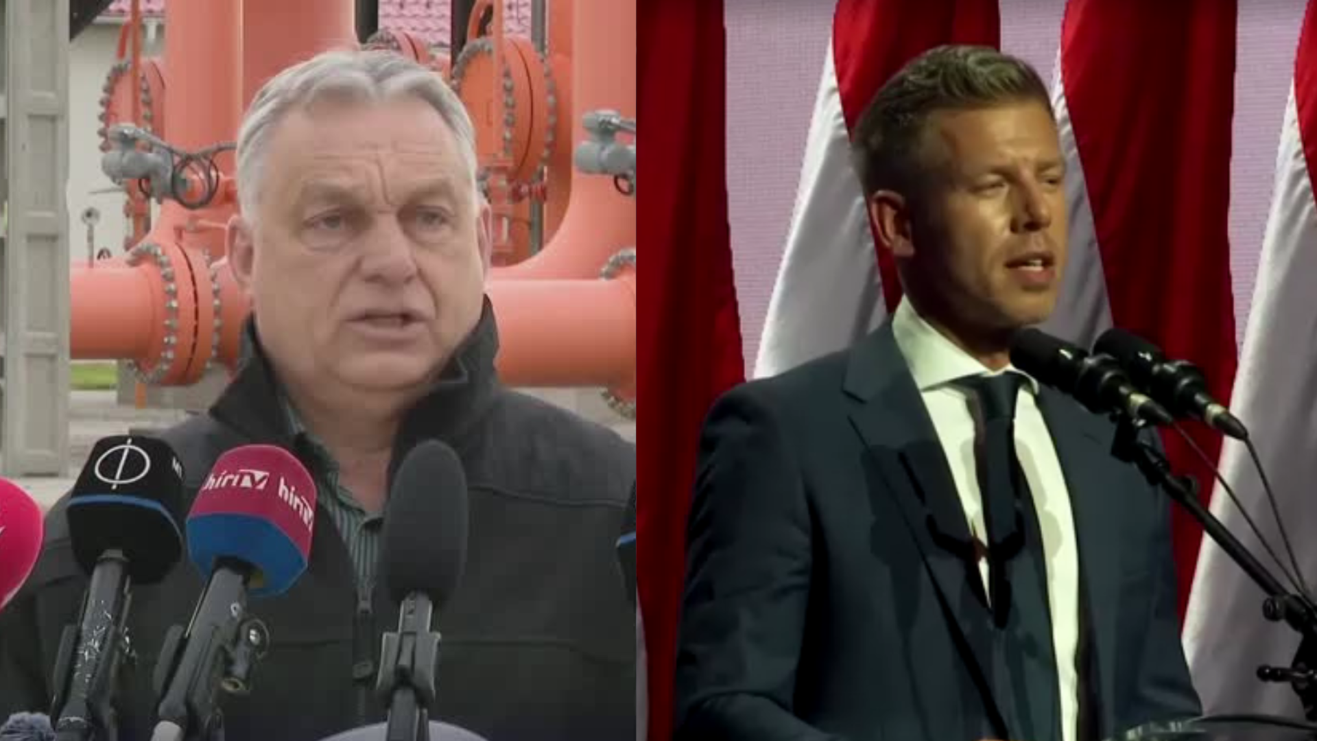 Viktor Orban e Peter Magyar