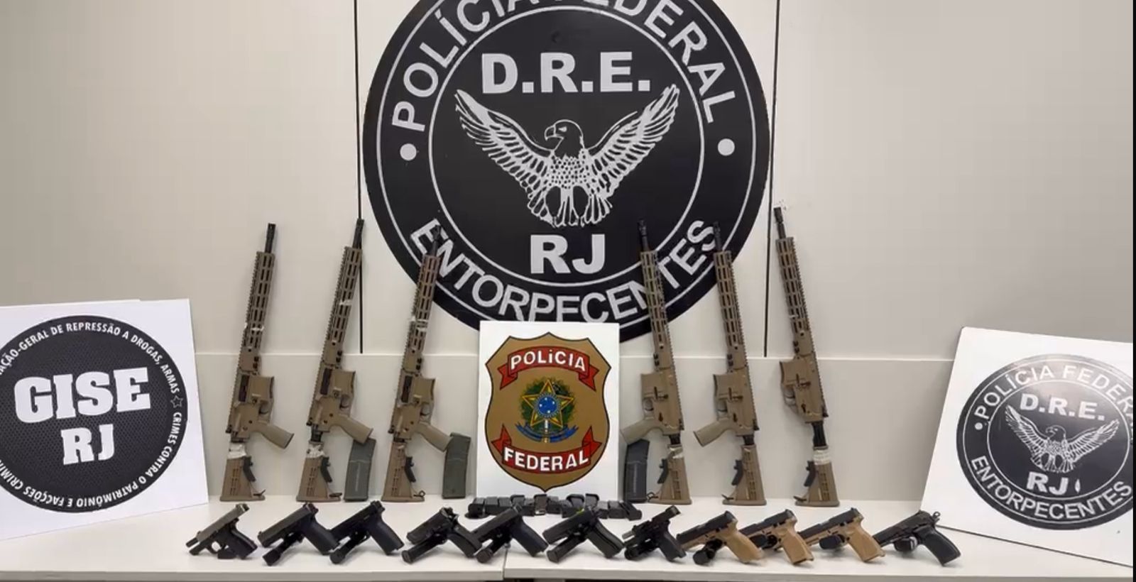 Apreensão armas PF