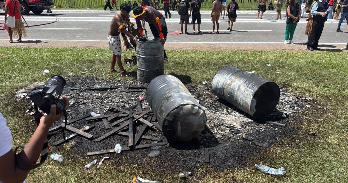 O Corpo de Bombeiros do Distrito Federal foi ac