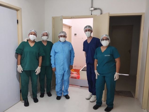 Equipe do Instituto de Zootecnia realiza pesquisa para desenvolvimento de soluções para a saúde humana. • Divulgação/Secretaria de Agricultura e Abastecimento de São Pualo