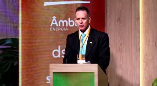 Cônsul dos Estados Unidos, Ryan Rowlands, em evento da Latam Energy Week, no Rio de Janeiro