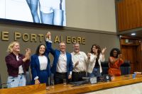 Edegar Pretto oficializa pré-candidatura como vice de Juliana Brizola no RS