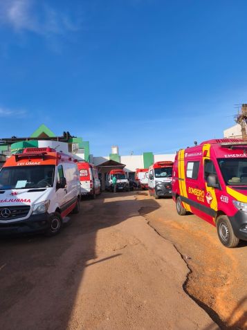 Colisão entre 3 veículos resultou na morte de oito pessoas • Reprodução/CBMGO