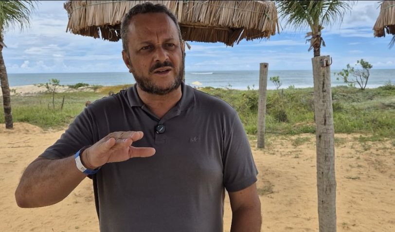 Carlos Chesman, pesquisador da UFRN, é um dos responsáveis pelo estudo que aponta chegada no RN • Thomaz Coelho/CNN Brasil