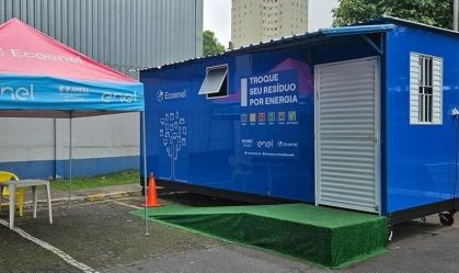 Imagem de destaque do post: Enel troca recicláveis por desconto na conta de luz em SP; veja como fazer