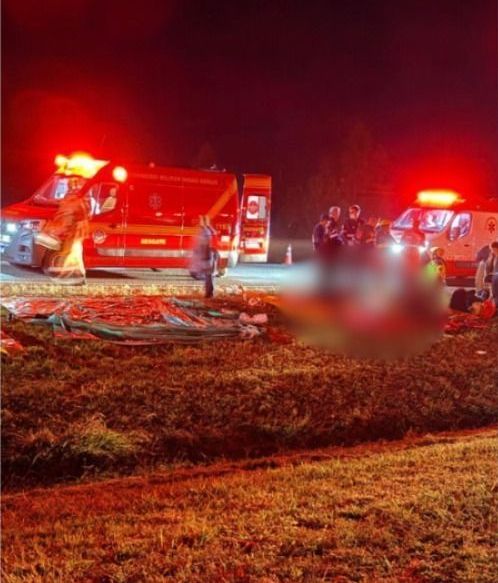 No total, 36 feridos foram atendidos pelos Bombeiros e encaminhados a hospitais • Divugação/CBMMG