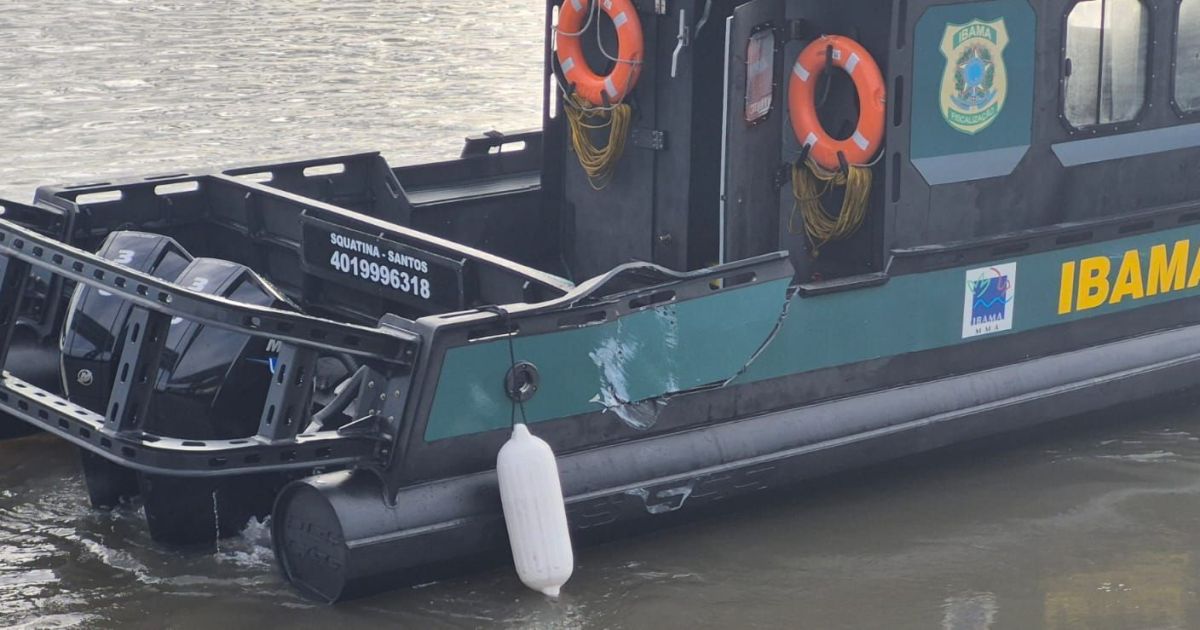Barco de pescador colide com o do Ibama e órgão reage com três tiros