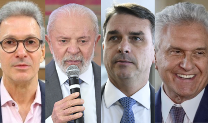 Zema, Lula, Flávio, Caiado
