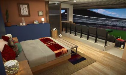 Airbnb de Hugo Sánchez dentro do Estádio Azteca