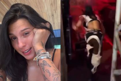 Ana Castela leva tombo ao subir em palco: "Fiquei numa raiva"; confira