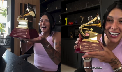 Ana Castela só recebeu o prêmio do Grammy Latino dois anos após a cerimônia