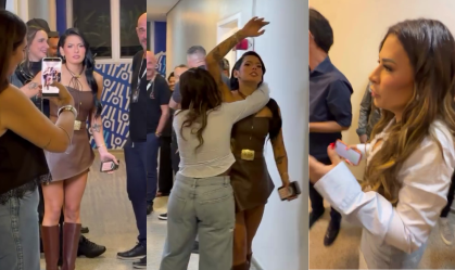 Simone Mendes chamou a atenção de Ana Castela por passar reto em corredor