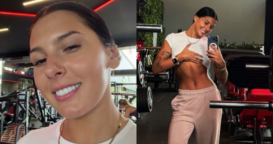 Ana Castela brinca sobre pose favorita de academia ao exibir abdômen