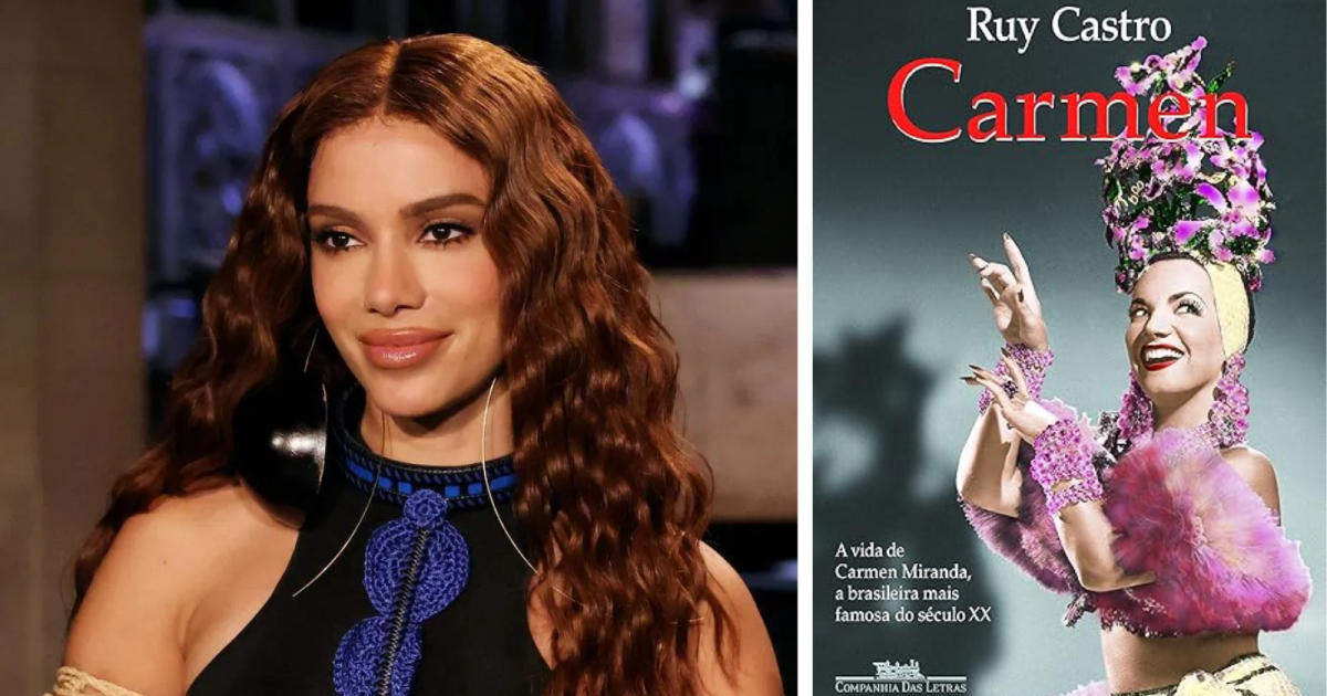 Anitta revela que livro de Carmen Miranda mudou sua trajetória; entenda