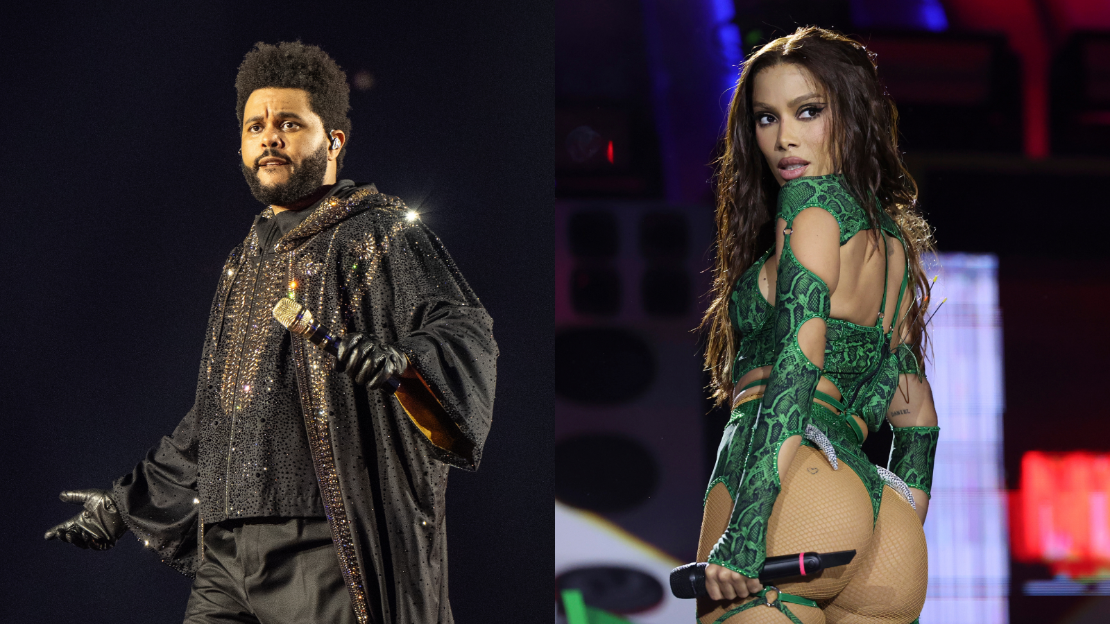 Anitta e The Weeknd farão seis shows juntos: três no México e três no Brasil