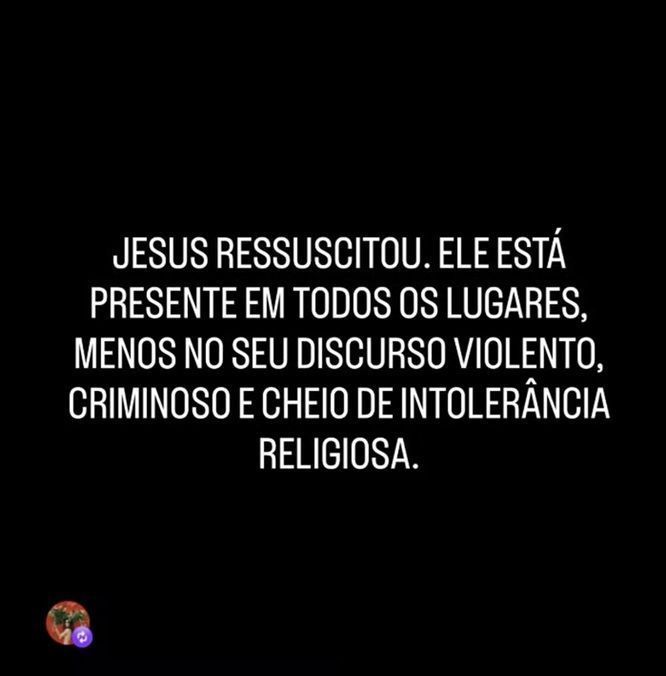 Anitta compartilha reflexão no Instagram