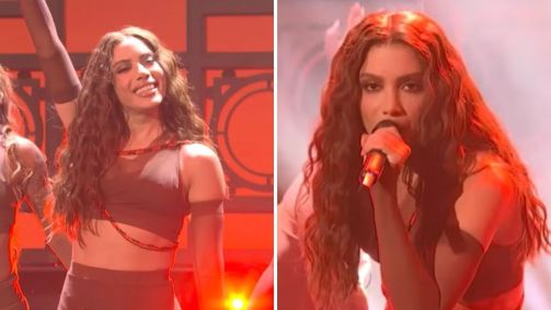 Anitta se apresenta no SNL