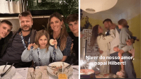 Rodrigo Hilbert ganha festa surpresa de Fernanda Lima e filhos; veja
