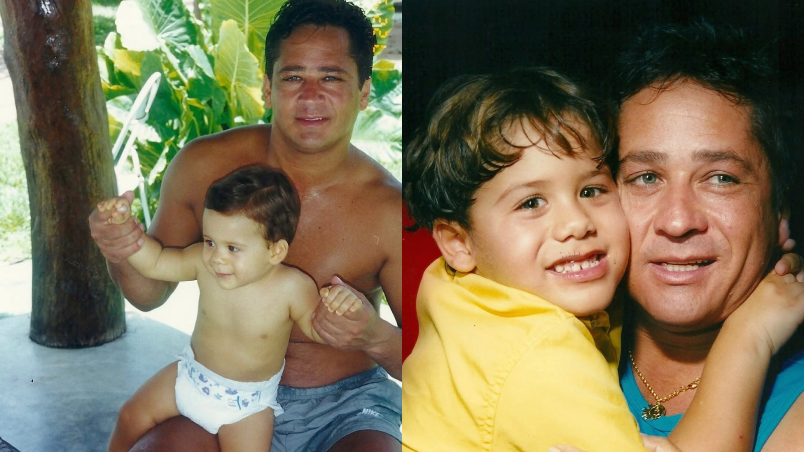 Zé Felipe e seu pai, Leonardo, em novas fotos publicadas pelo cantor para celebrar o aniversário do herdeiro • Instagram/Leonardo