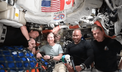Astronautas da missão Artemis II