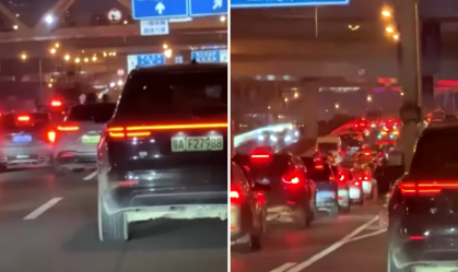 Falha parou o trânsito de Wuhan, na China